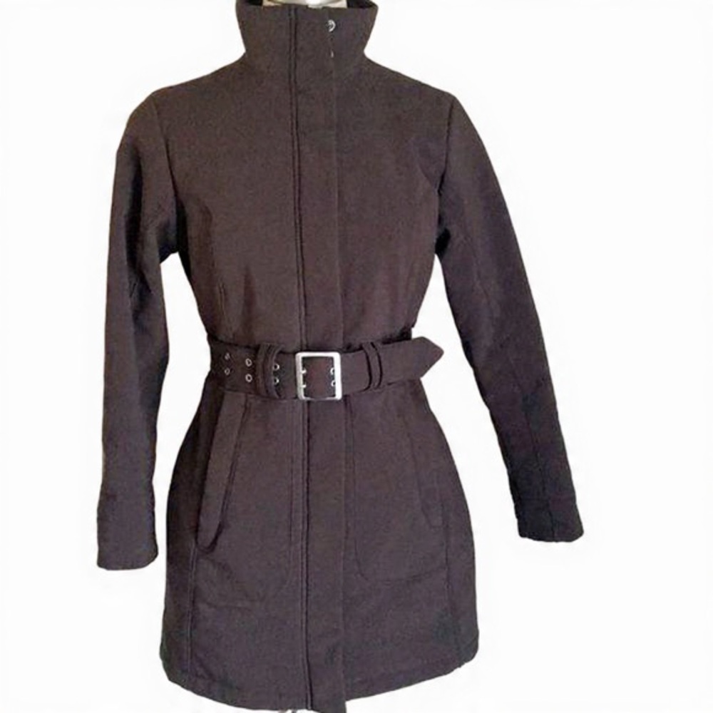 The North Face Belted Parka Coat Brown Women's Size Medium